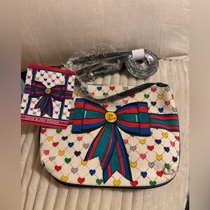 Brighton LOVE & JOY BOW Crossbody Pouch